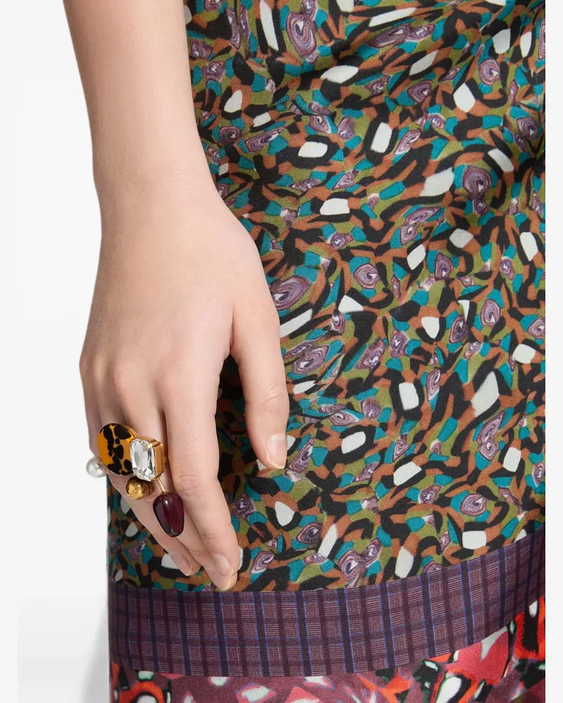 Dries van Noten handmade painted ring - Gold Gold