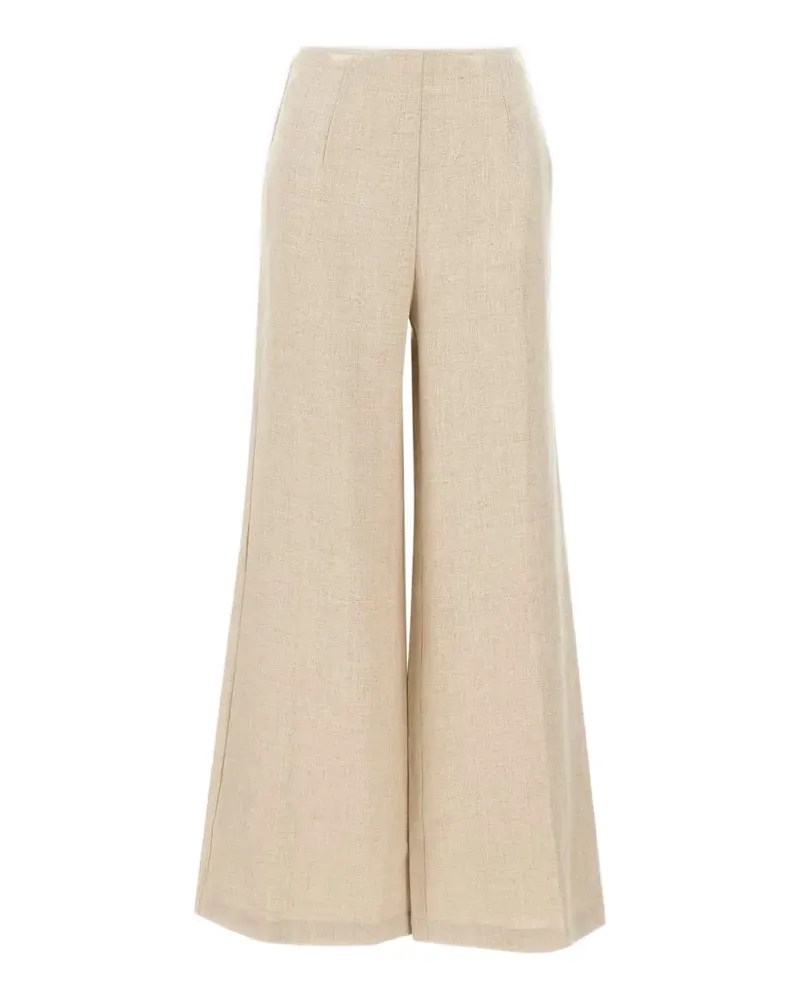 Faithfull The Brand Jean high-waisted flared trousers - Nude Nude