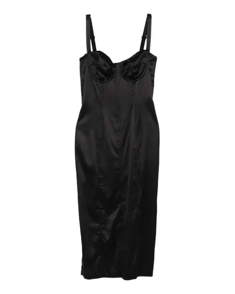 Dolce & Gabbana black midi dress - Schwarz Schwarz