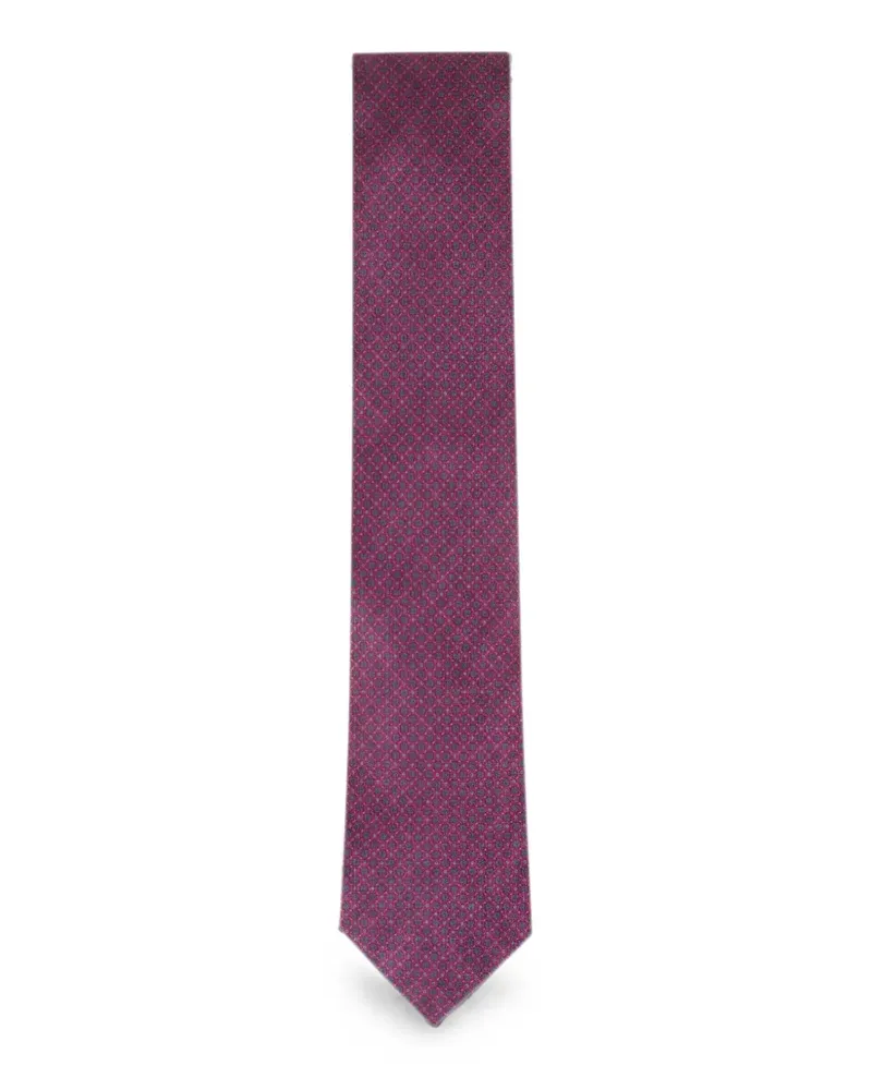 Brioni Krawatte mit geometrischem Print - Rot Rot