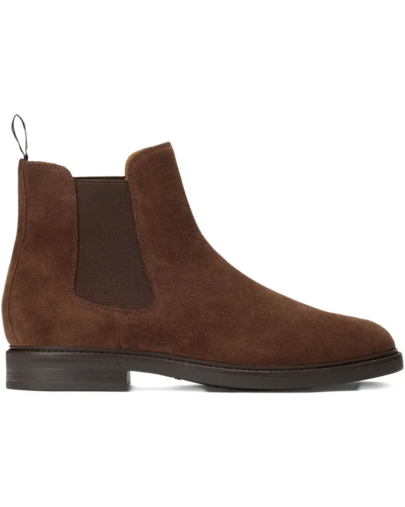 Ralph Lauren Wildlederstiefel mit elastischen Einsätzen - Braun Braun