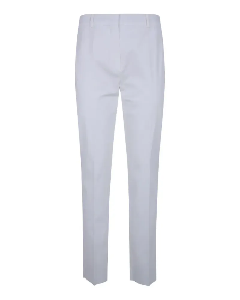 Max Mara pressed-crease trousers - Weiß Weiß