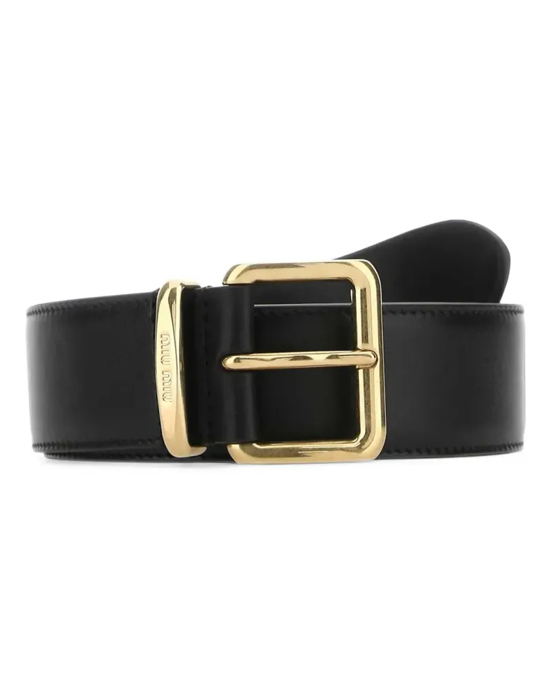 Miu Miu Klassischer Gürtel - Schwarz Schwarz