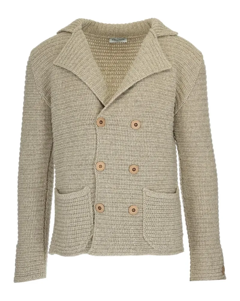 Al Duca D’Aosta 1902 double-breasted cardigan - Nude Nude