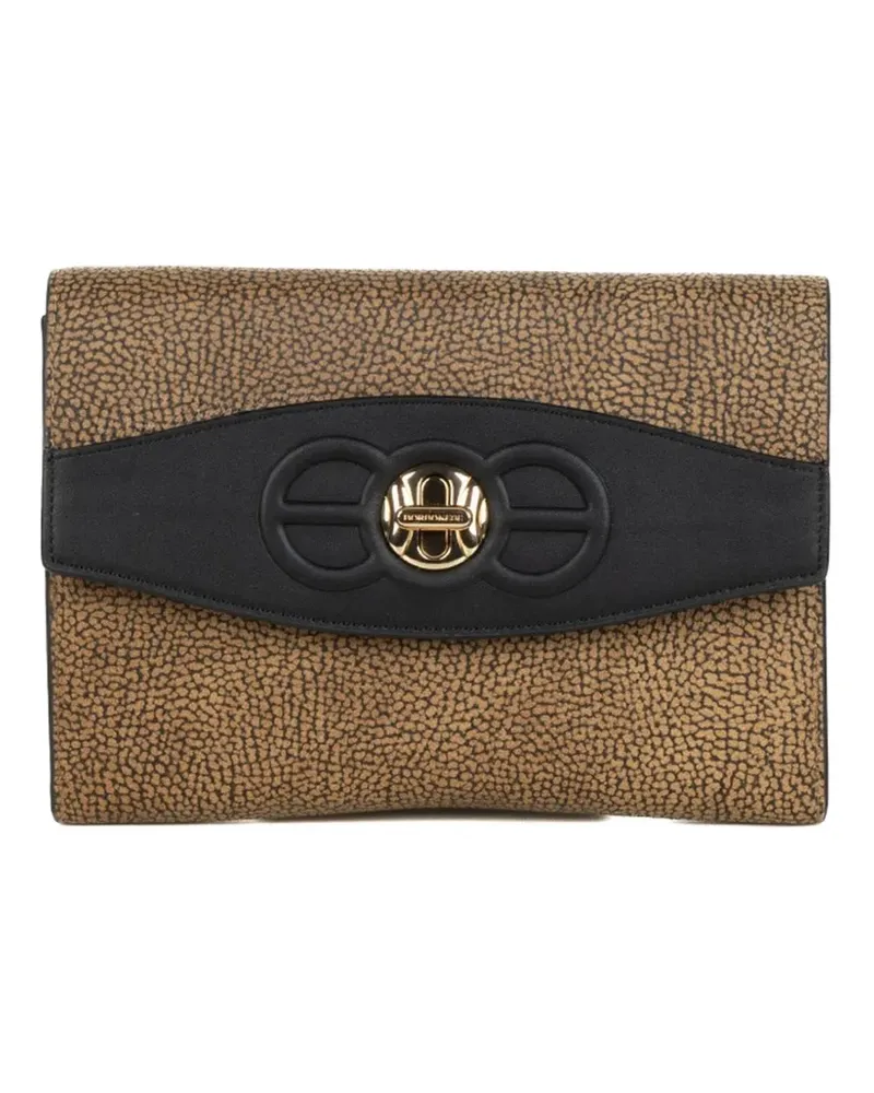 Borbonese logo-detail wallet - Braun Braun