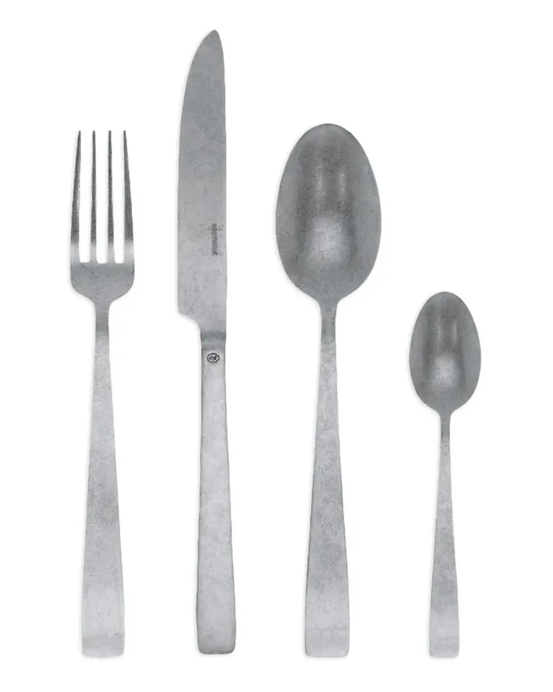 Sambonet Flaches Besteck-Set (für sechs Personen) - Silber Silber