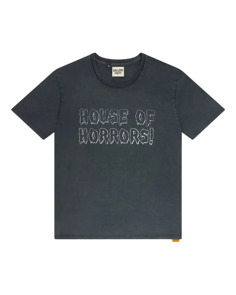 GALLERY DEPT. T-Shirt mit Slogan-Print - Schwarz Schwarz