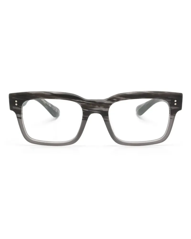 Oliver Peoples Hollins Brille mit eckigem Gestell - Grau Grau