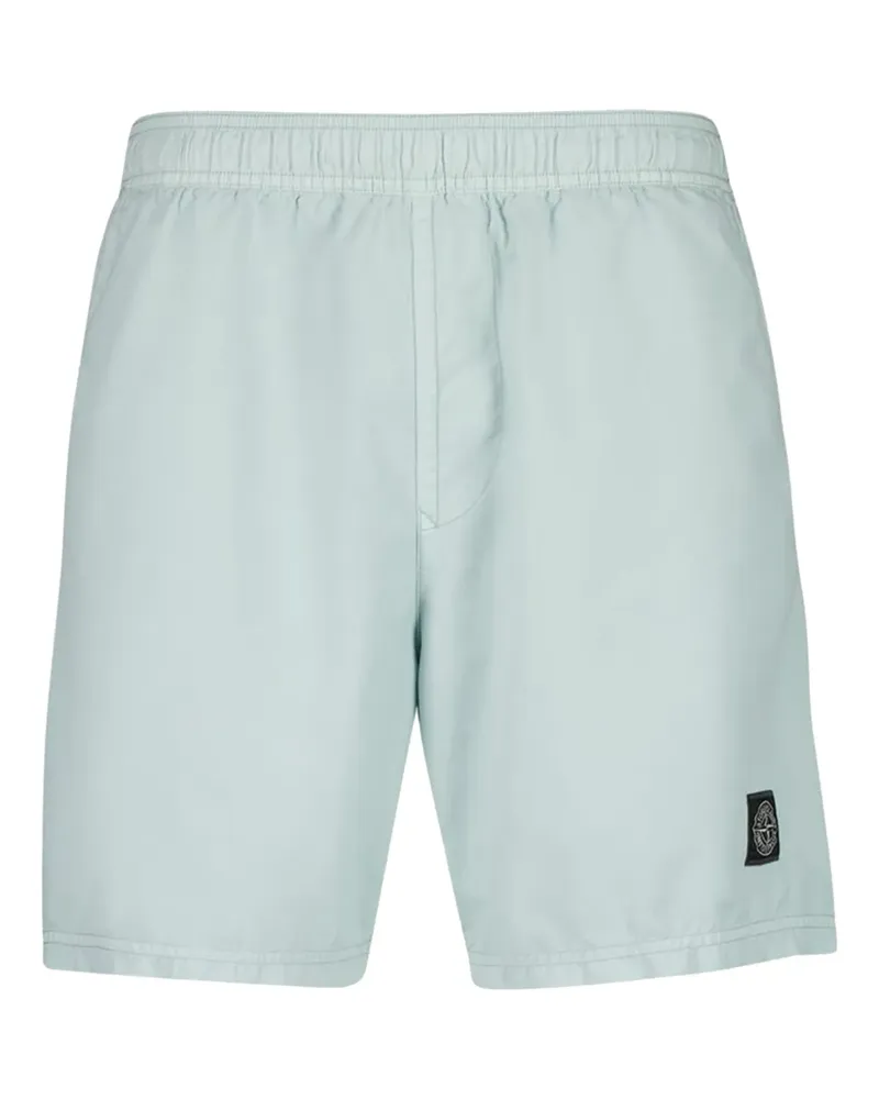 Stone Island B100B09 Badeshorts mit elastischem Bund - Blau Blau