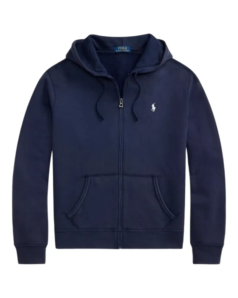 Ralph Lauren Kapuzenjacke mit Logo-Stickerei - Blau Blau