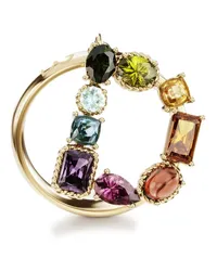 Dolce & Gabbana 18kt Rainbow Alphabet D Gelbgoldring Gold