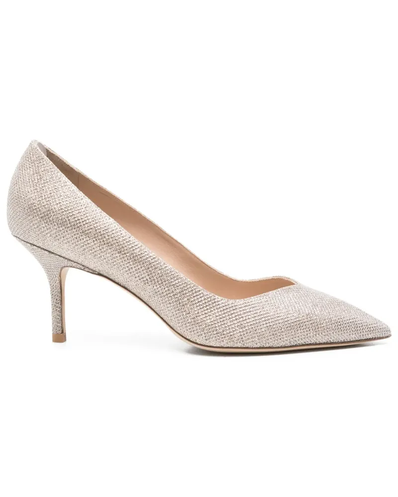 Stuart Weitzman Pumps mit Glitter 75mm - Gold Gold