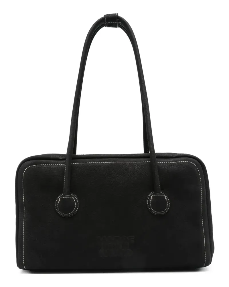 Marge Sherwood Schultertasche aus Kalbsleder - Schwarz Schwarz