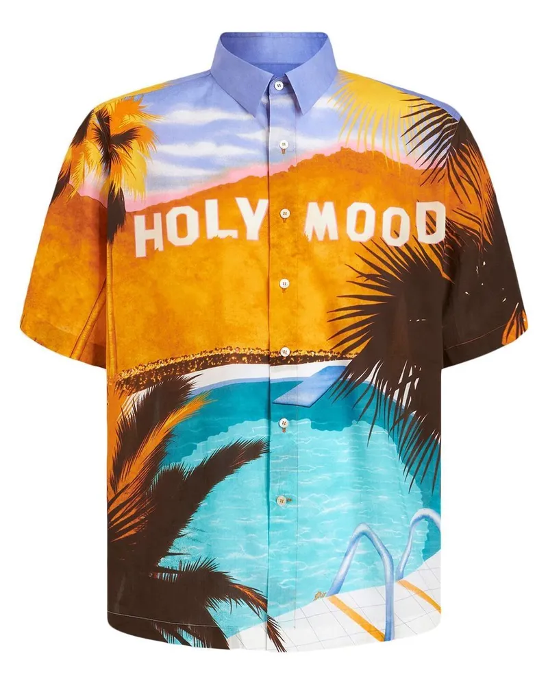 Etro Hemd mit grafischem Print - Orange Orange
