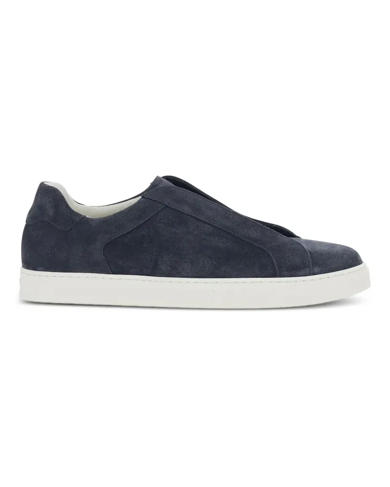 Doucal´s Sneakers aus Leder - Blau Blau