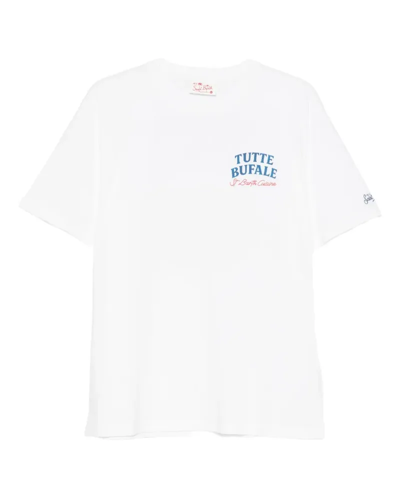 MC2 Saint Barth Portland print-detail T-shirt - Weiß Weiß