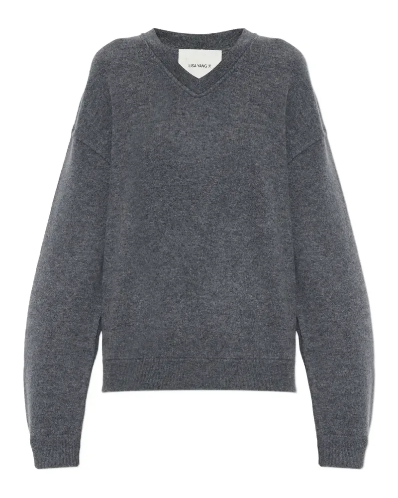 Lisa Yang Cyrilla V-neck cashmere sweater - Grau Grau