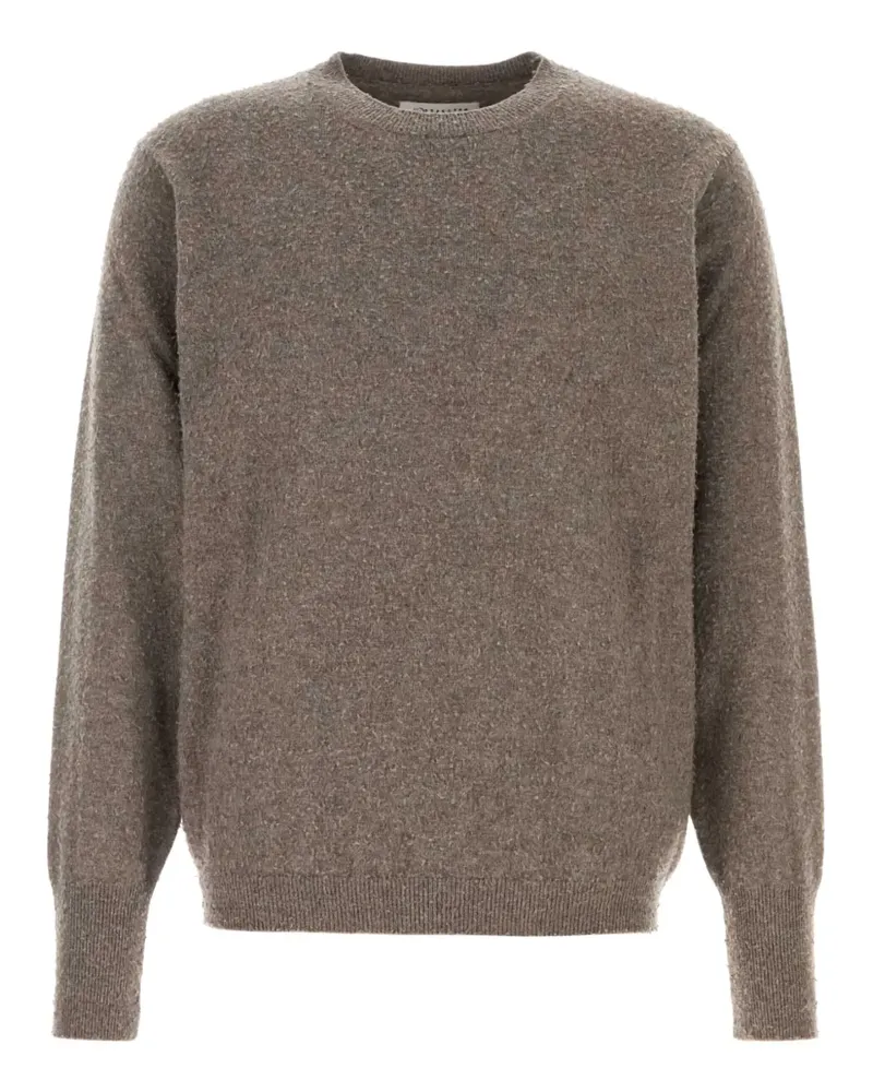 Maison Margiela Pullover mit Logo - Braun Braun