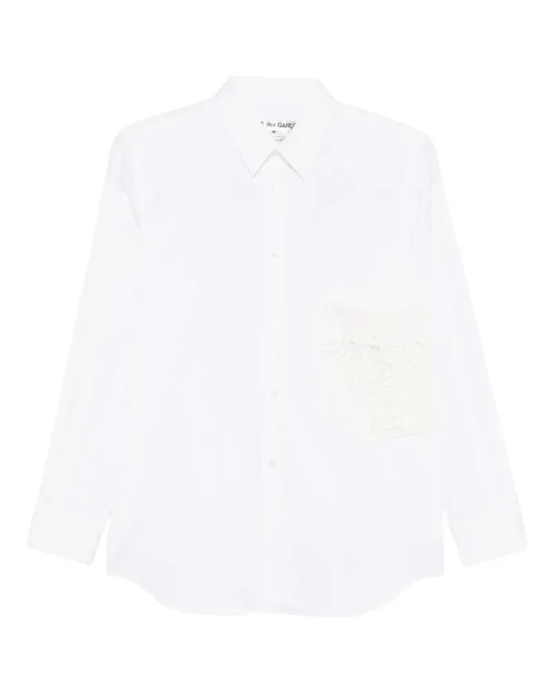 Comme des Garçons collared shirt - Weiß Weiß