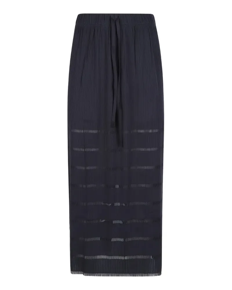 Issey Miyake Pleats Please pleated midi skirt - Blau Blau