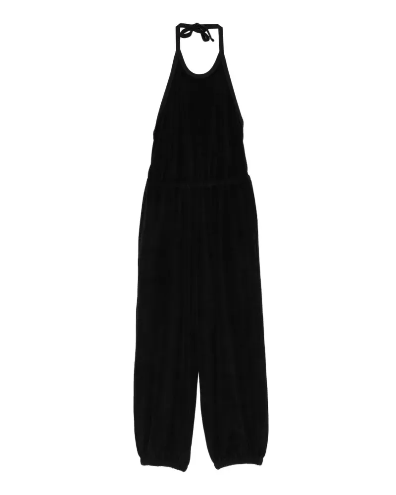 Suzie Kondi Anna halterneck jumpsuit - Schwarz Schwarz