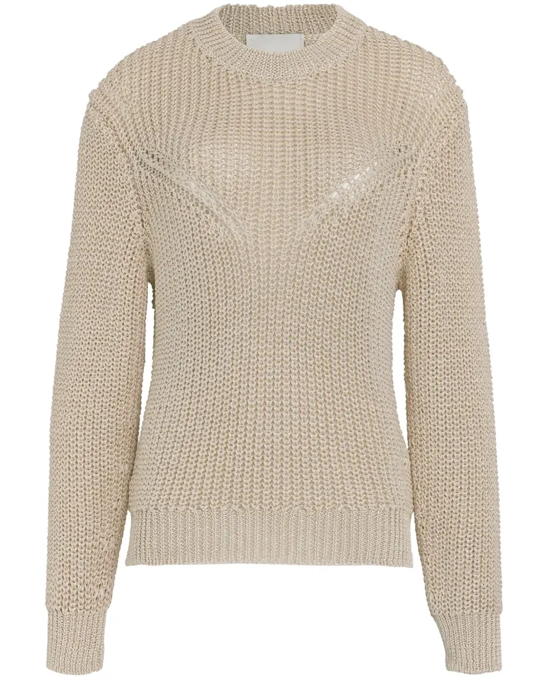 Isabel Marant Gerippter Strickpullover - Nude Nude