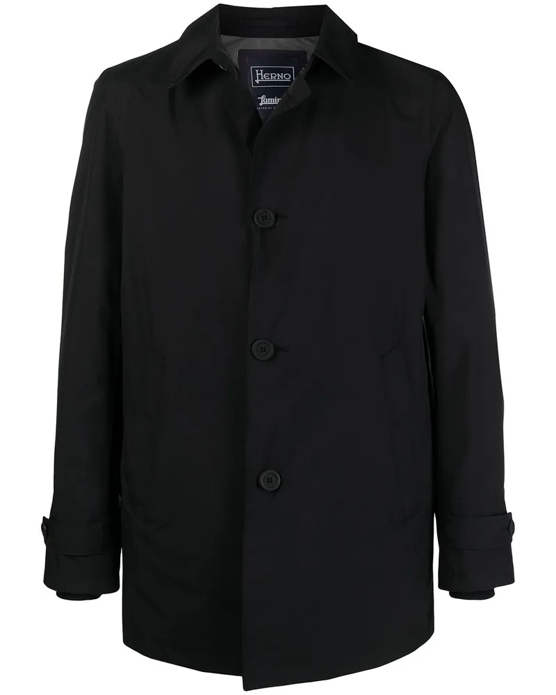 Herno Hemdjacke mit Knöpfen - Schwarz Schwarz