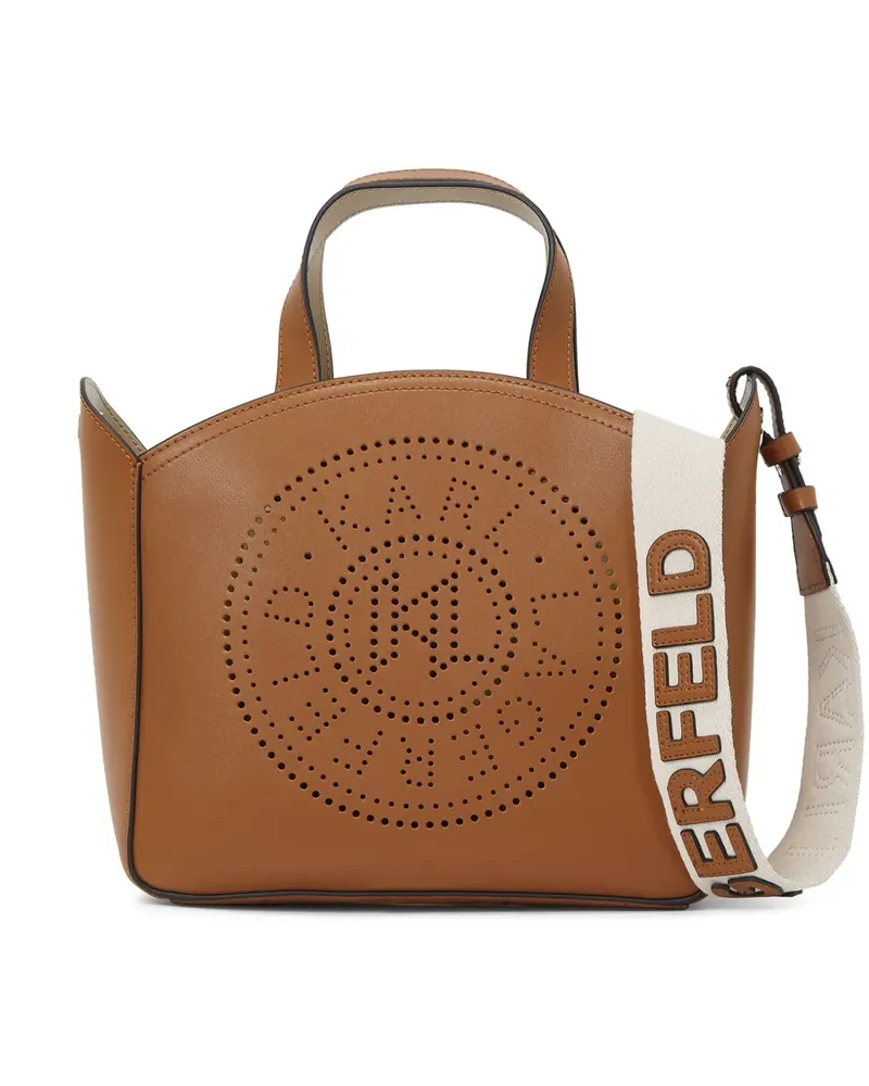 Karl Lagerfeld Kleine K/Circle Tasche - Braun Braun
