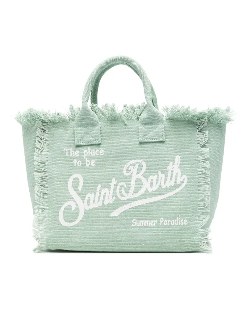 MC2 Saint Barth Colette frayed tote bag - Grün Grün