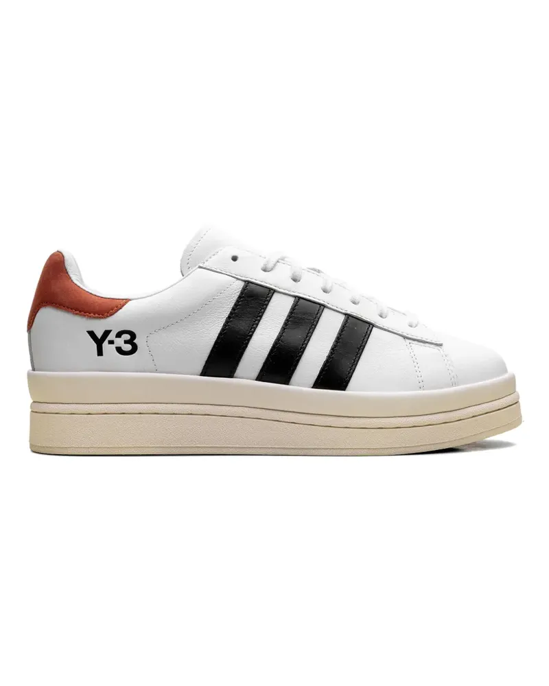 adidas Gestreifte Plateau-Sneakers - Weiß Weiß