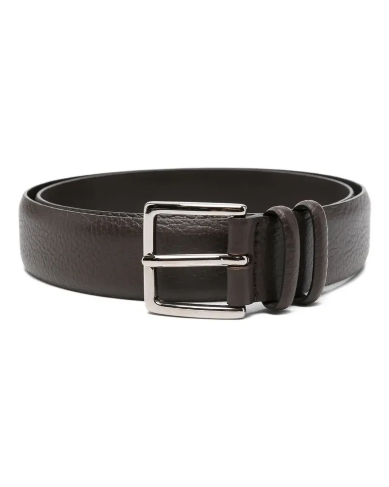 Orciani Gürtel aus gekörntem Leder - Braun Braun