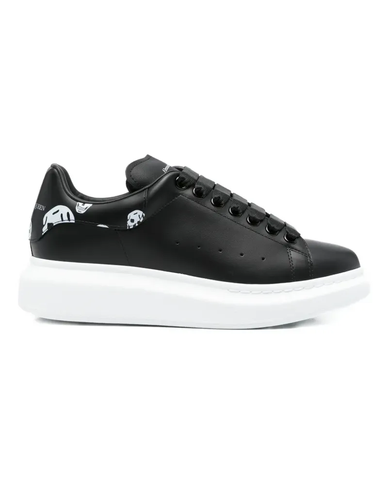 Alexander McQueen Oversized skull-print sneakers - Schwarz Schwarz