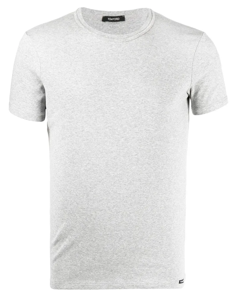 Tom Ford T-Shirt mit rundem Ausschnitt - Grau Grau