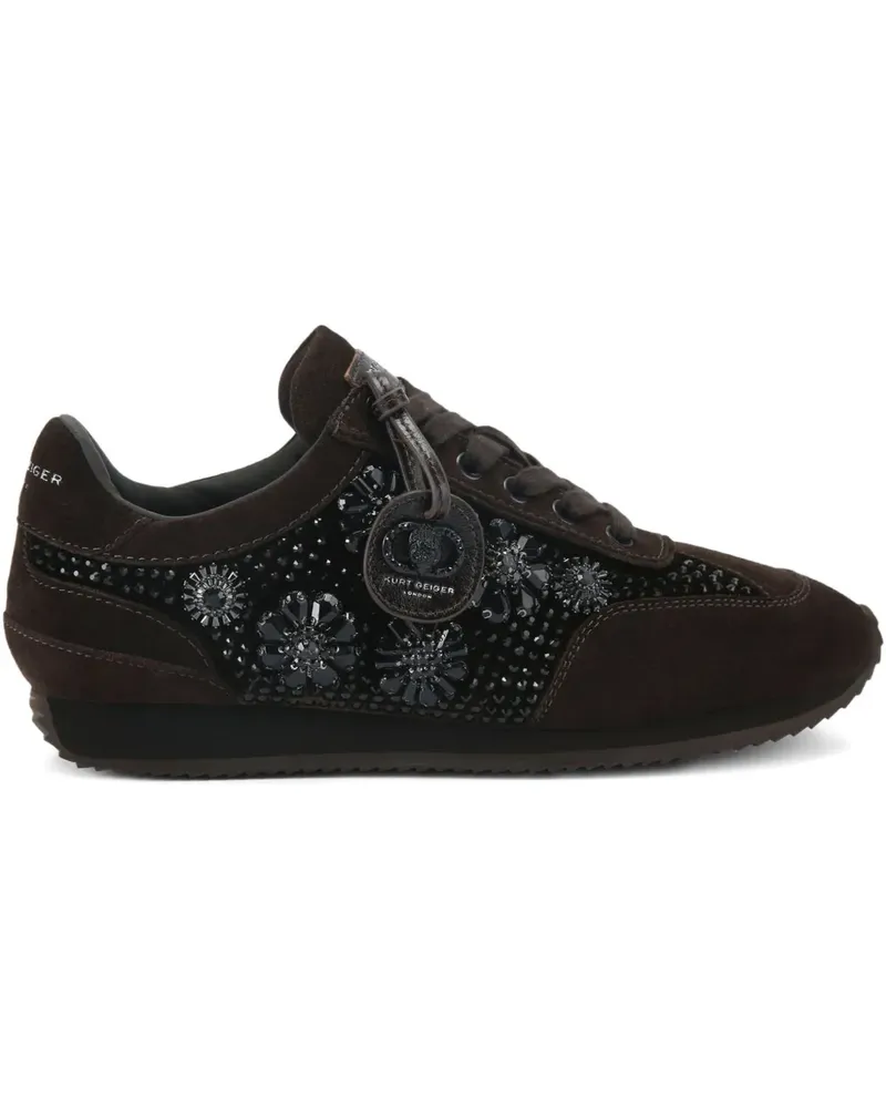 Kurt Geiger Chelsea Jewel Tag Sneakers - Braun Braun