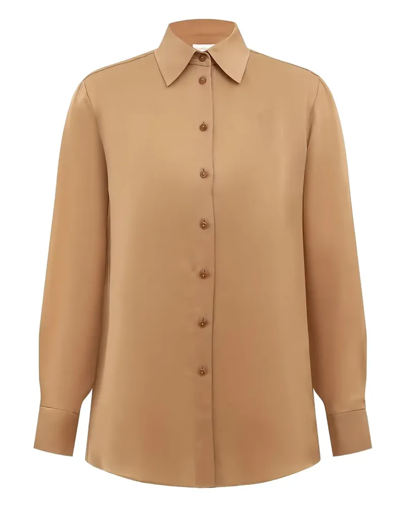 Zimmermann Hypnotic satin shirt - Braun Braun