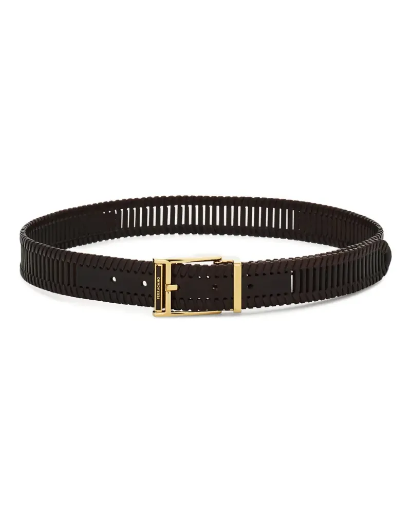 Ferragamo adjustable belt - Braun Braun