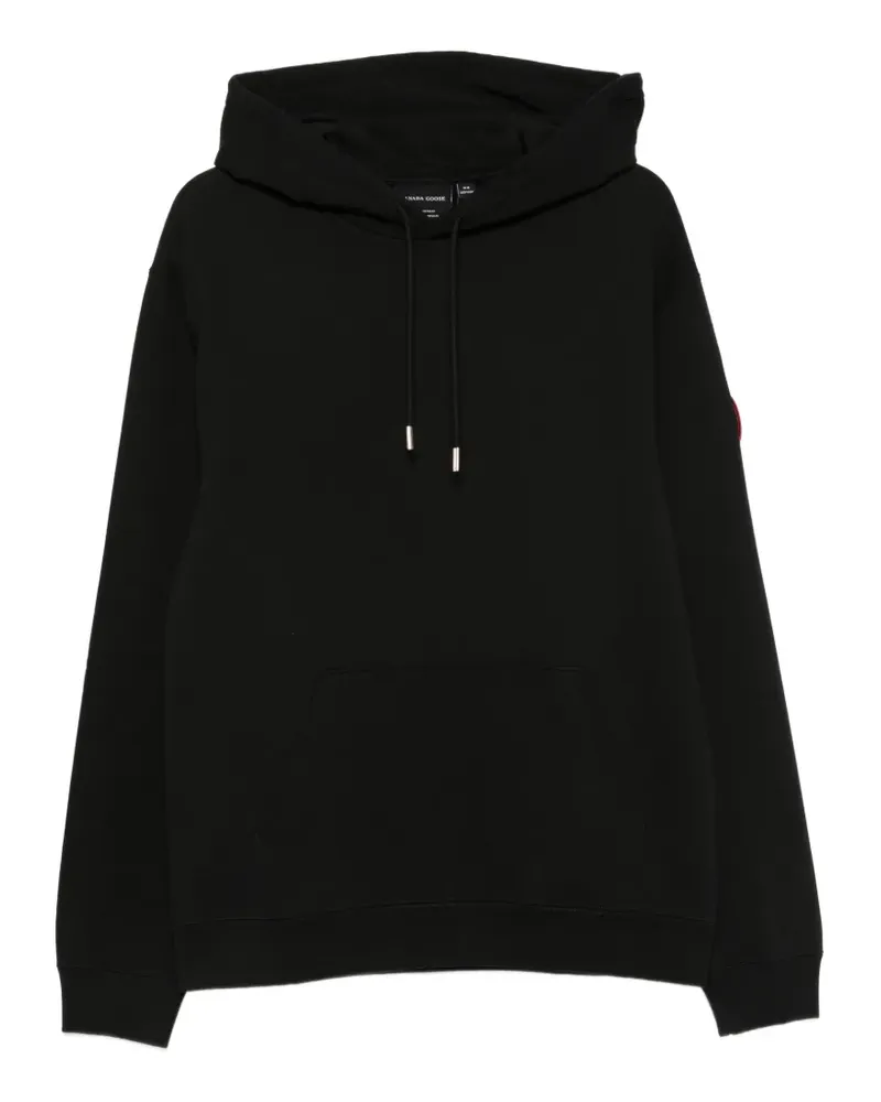 Canada Goose Hoodie mit Logo-Patch - Schwarz Schwarz