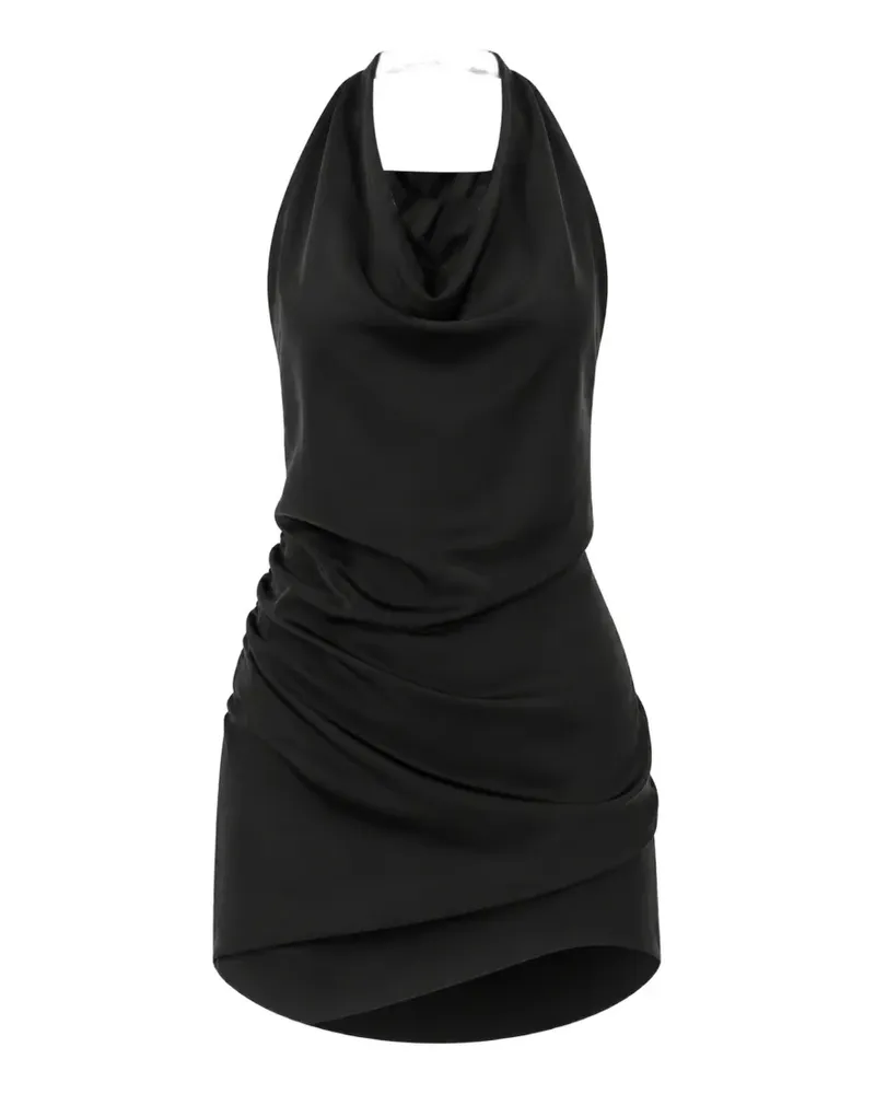 WARDROBE.NYC Minikleid mit Neckholder - Schwarz Schwarz