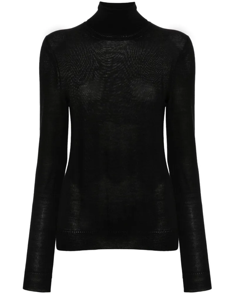 Saint Laurent Cassandre Pullover - Schwarz Schwarz