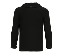 Inside-Out Hoodie - Schwarz