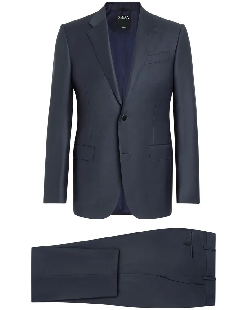 Ermenegildo Zegna Einreihiger Anzug - Blau Blau