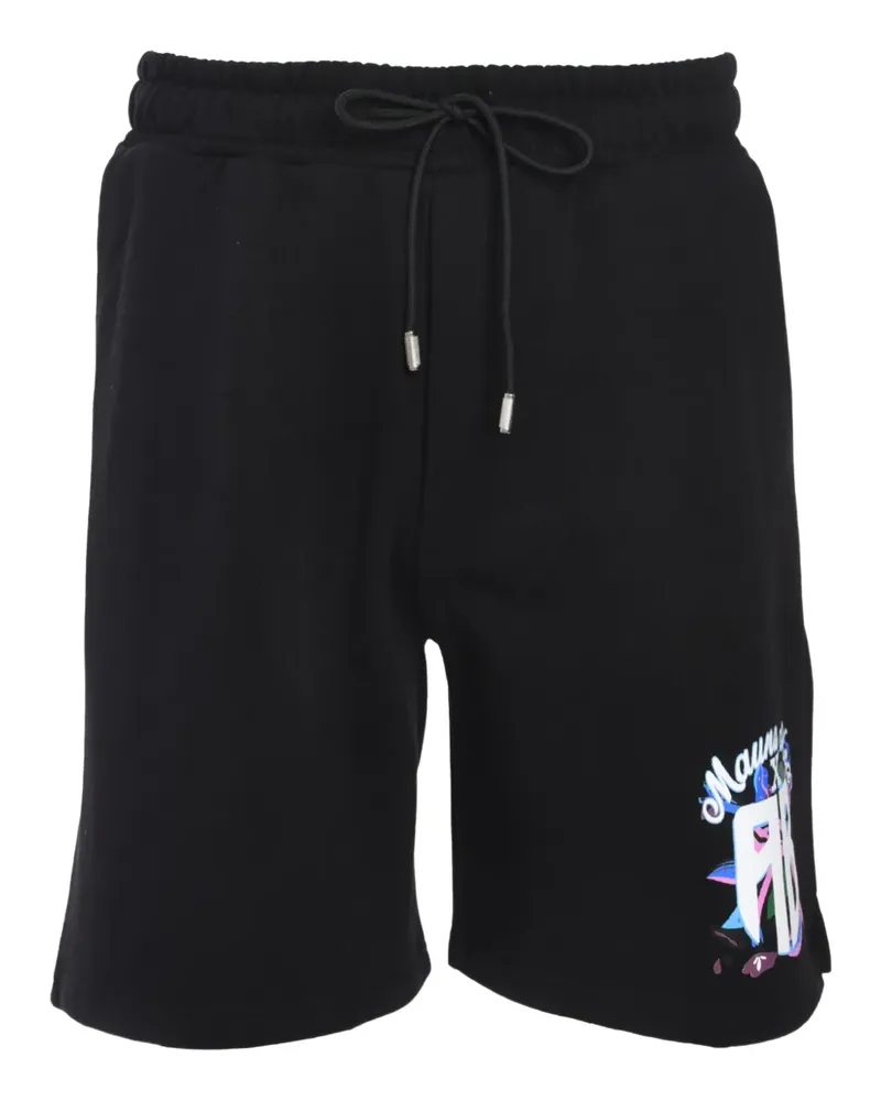 MAUNA KEA Shorts mit grafischem Print - Schwarz Schwarz