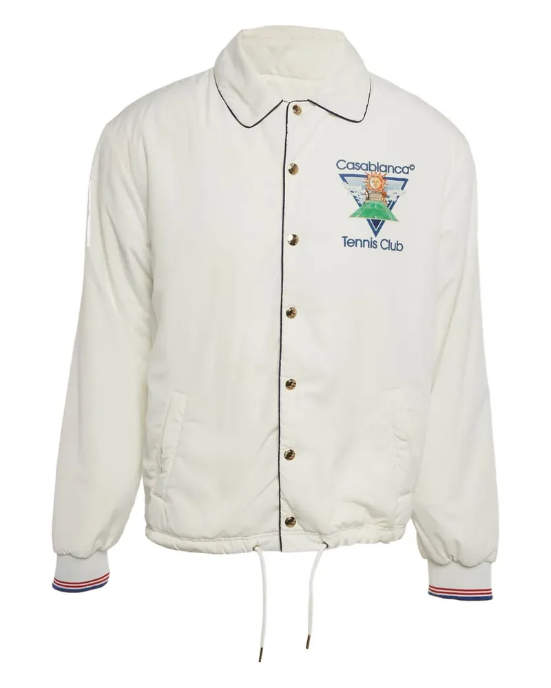 Casablanca Paris Tennis Club graphic jacket - Weiß Weiß