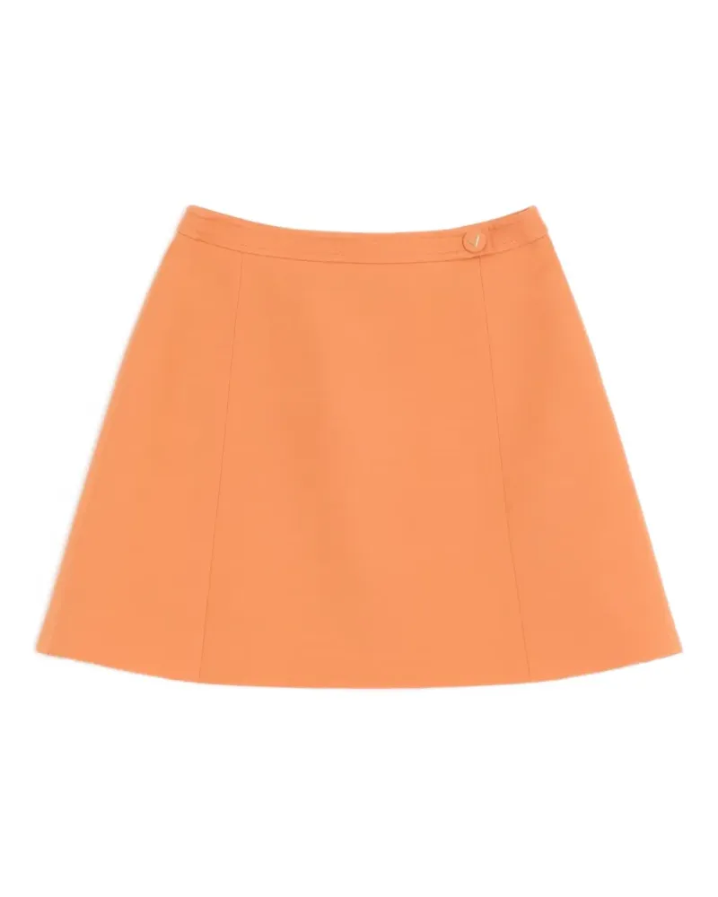 Valentino Garavani Couture-Wickelrock aus Krepp - Orange Orange