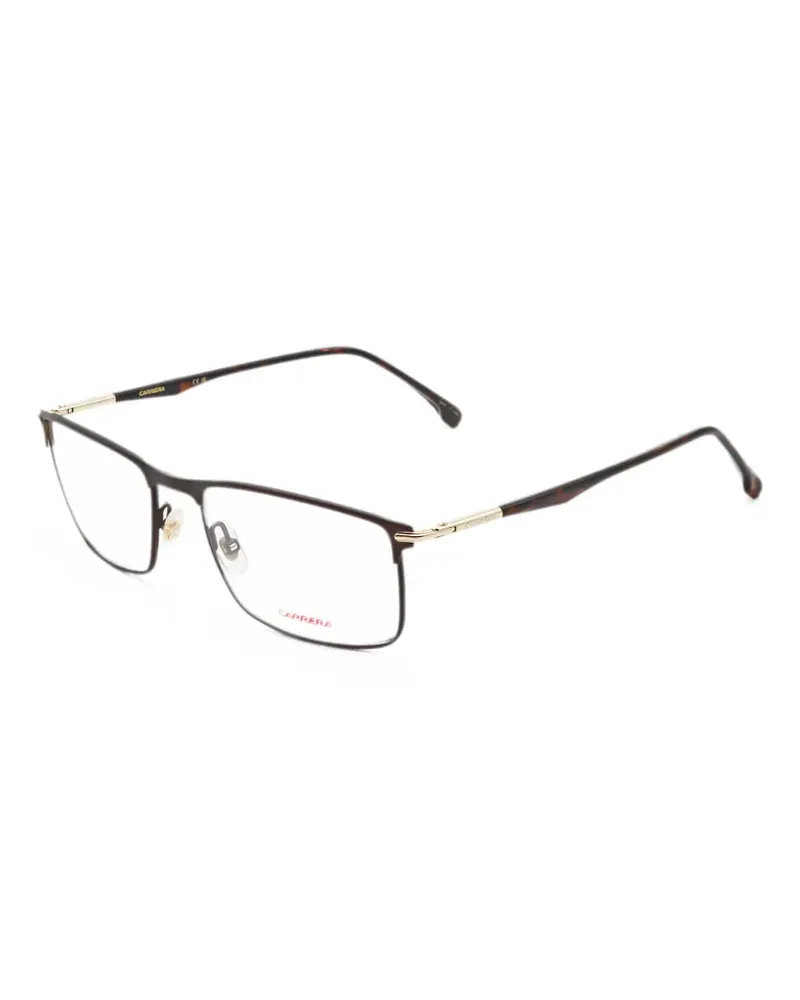 Carrera Brille mit eckigem Gestell - Braun Braun