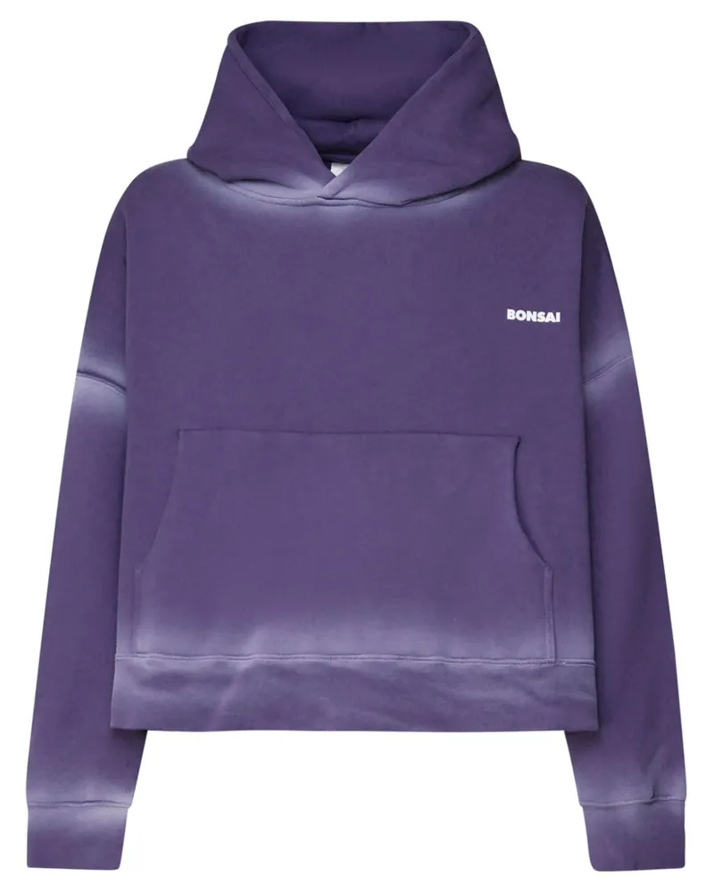 BONSAI Gefärbter Hoodie - Violett Violett