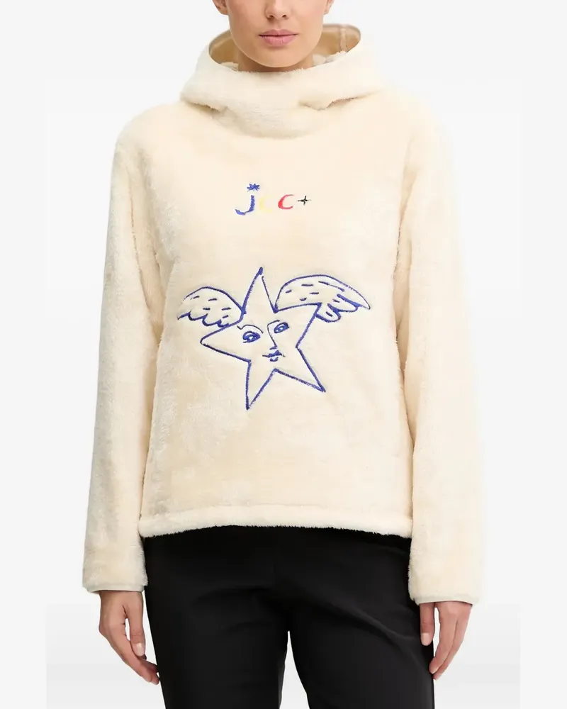 Rossignol x JCC Valdiz Hoodie mit Sterndetail - Nude Nude