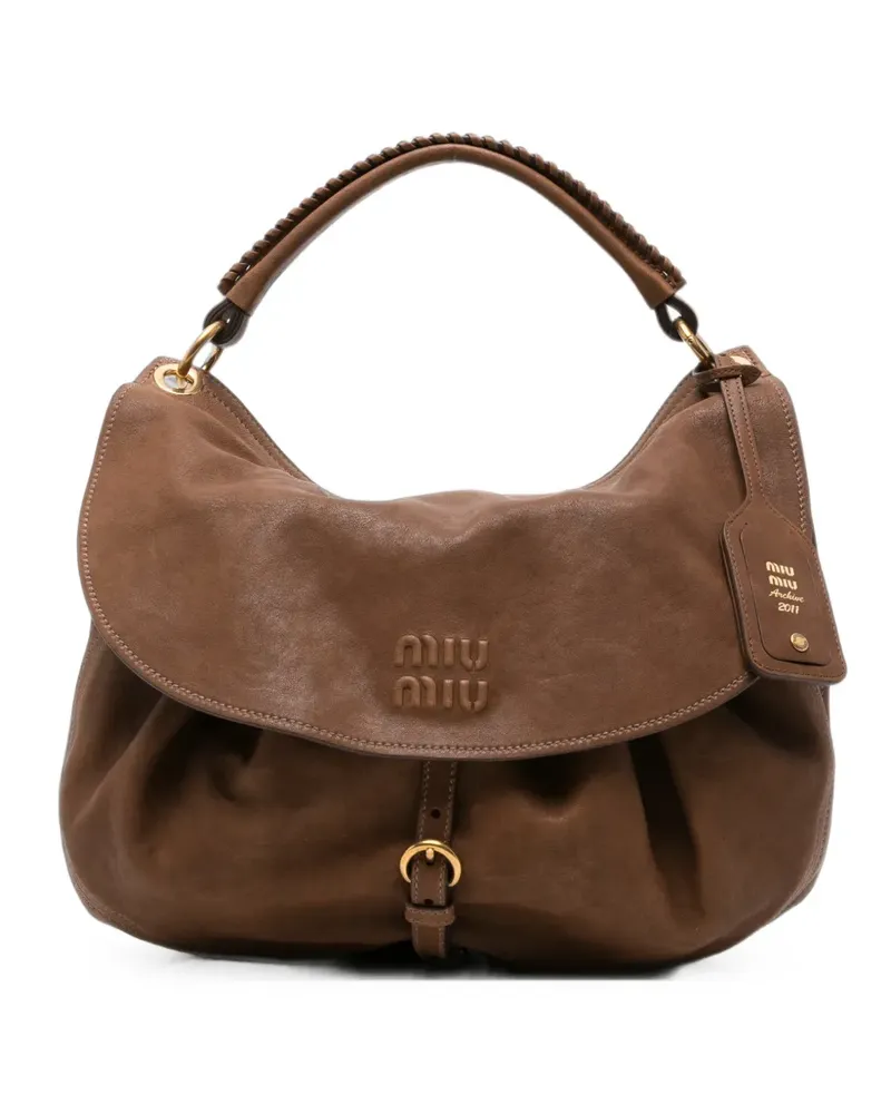 Miu Miu Rendez-Vous shoulder bag - Braun Braun
