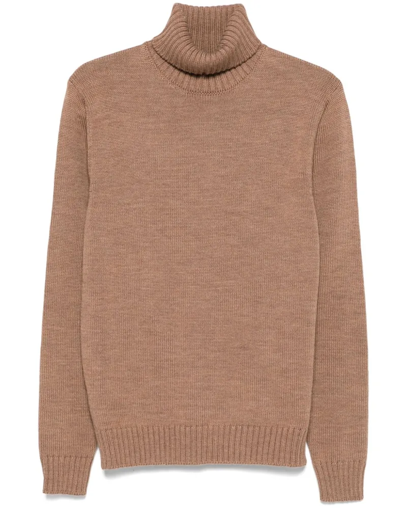 Zanone Klassischer Pullover - Braun Braun