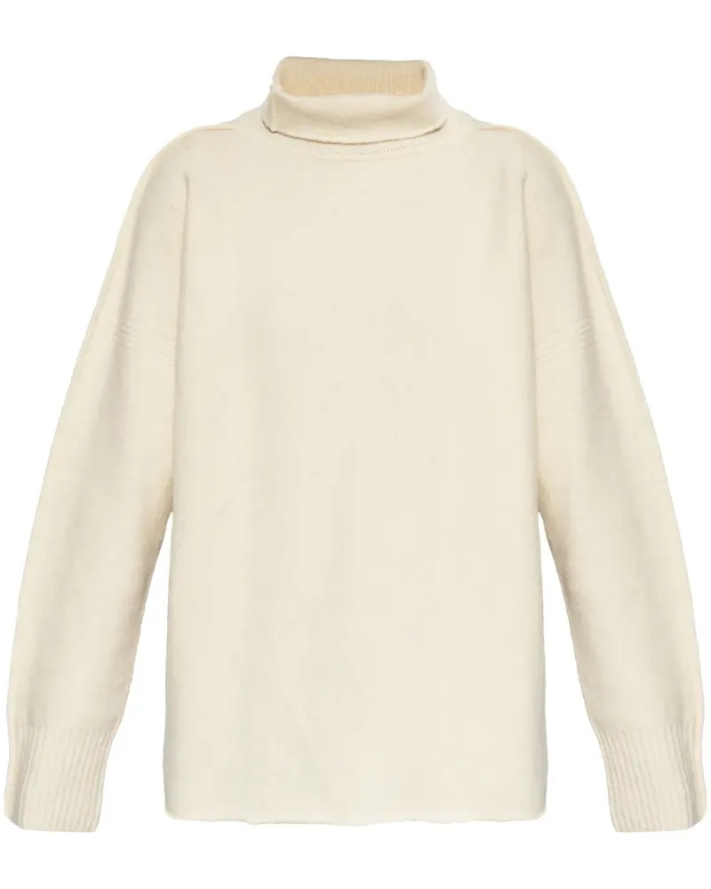 Issey Miyake Pullover mit Rollkragen - Nude Nude